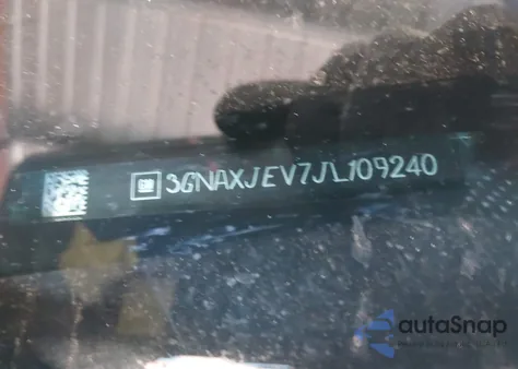 2018 Chevrolet Equinox Lt from USA, damaged, VIN 3GNAXJEV7JL109240